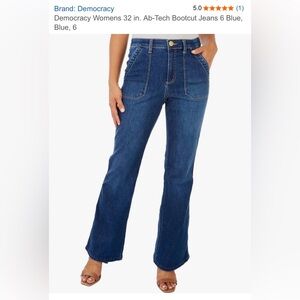 Democracy size Women's Blue Bootcut Ab Technology size 10 denim jeans